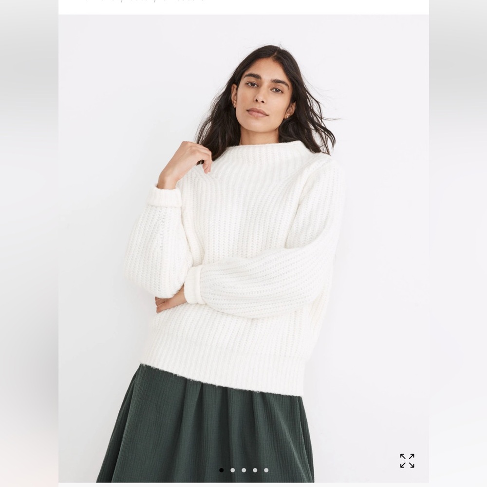 Madewell Loretto Mockneck Pullover Sweater